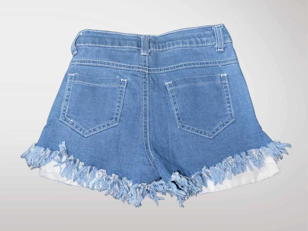 Girl’s Patriotic Denim Shorts