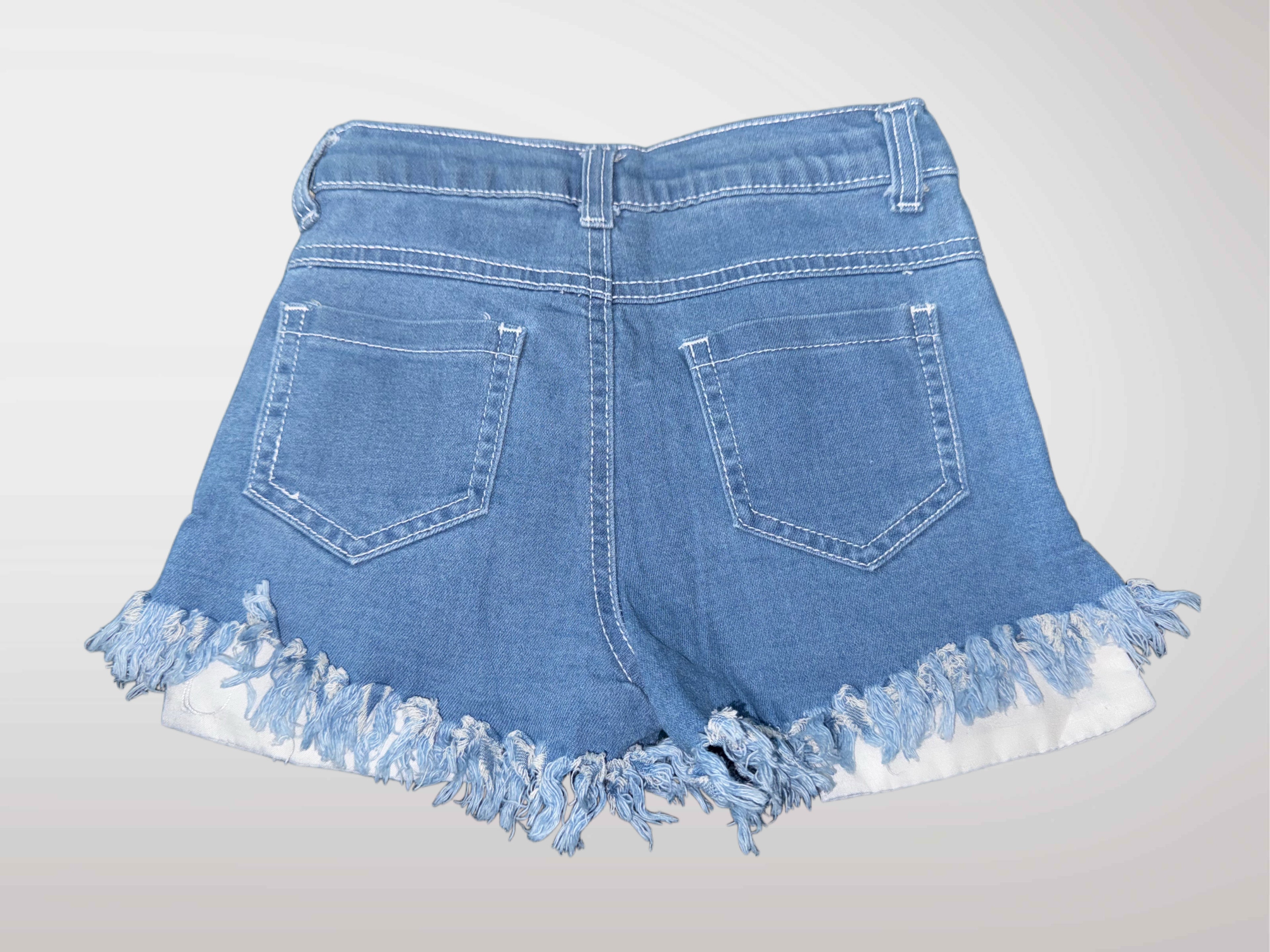 Girl’s Patriotic Denim Shorts