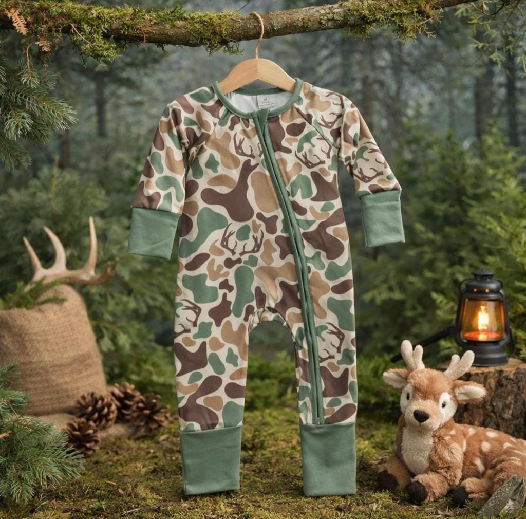 Woodland Camo Antler Sleeper