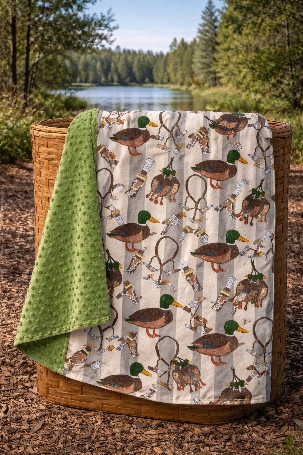 Duck Call Minky Blanket